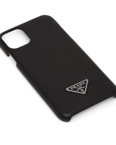 cover iphone 11 pro max prada|Black Saffiano Leather iPhone 11 Pro Max Cover .